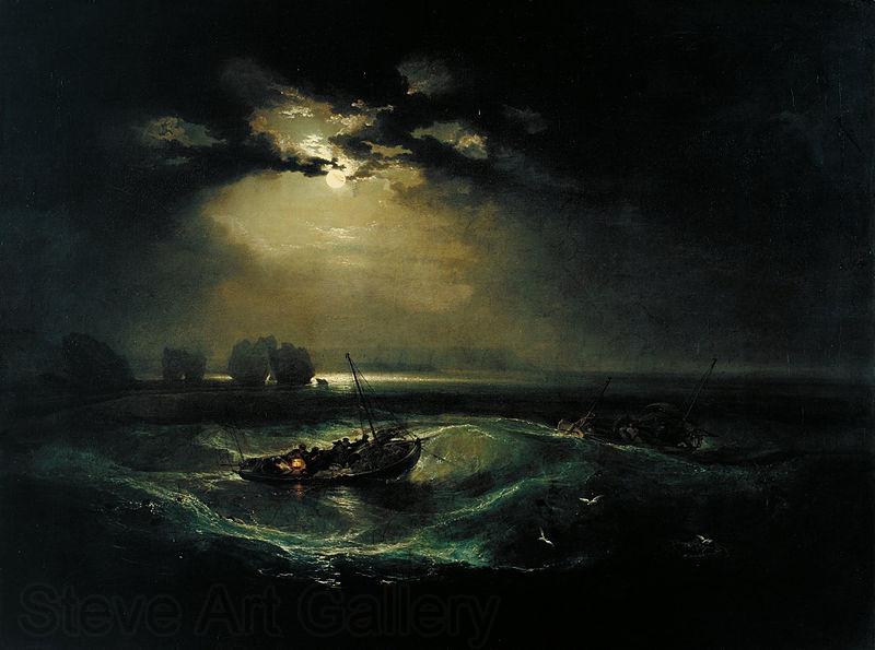 Joseph Mallord William Turner Fishermen at Sea Germany oil painting art